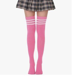 Cotton Stocking Pink Socks